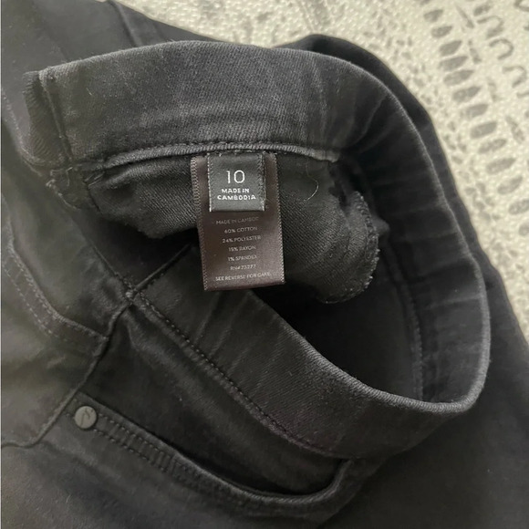 Simply‎ Vera by Vera Wang pull up charcoal jean leggings - Picture 4 of 6